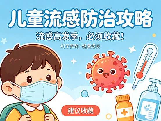 流感高发季，这篇儿童流感防治攻略必须收藏！